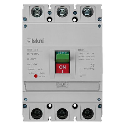 Автоматичний вимикач ISKRA 630А 65кА з фіксованим розчіплювачем MOD4 3FM 630A (786103636000) 786103636000 фото