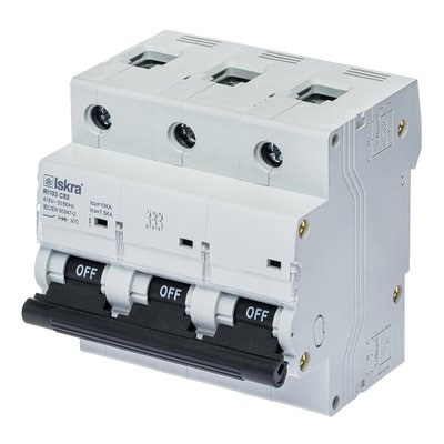 Автоматичний вимикач 80A 3P C 10kA ISKRA RI103C80A (786101259000) 786101259000 фото