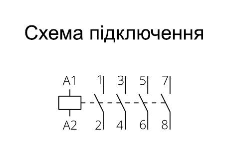 Контактор ISKRA IKD25-40 25А 4НО 4P AC/DC 23В 50 Гц (30046031000) 30046031000 фото