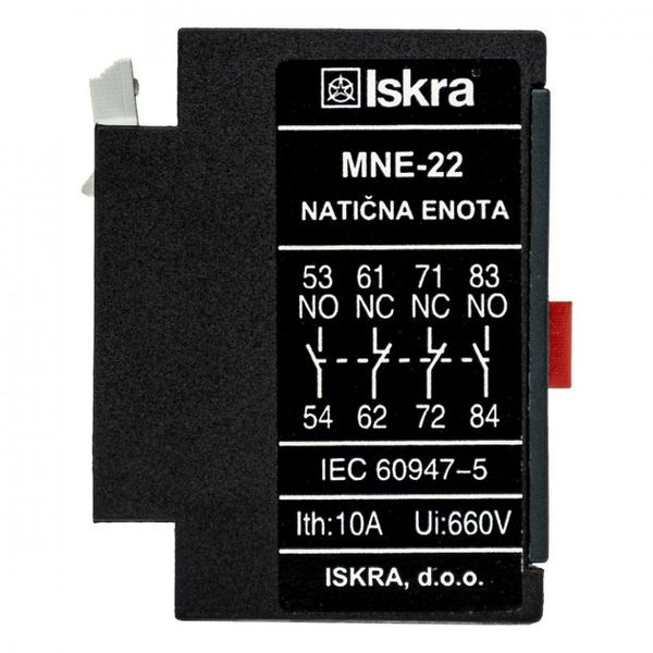 Додатковий контакт ISKRA MNE-22 2NO+2NC (786150002000) 786150002000 фото