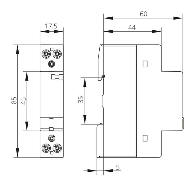 Контактор ISKRA IKA232-20 32А 2НО 230 В 50 Гц (30046833000) 30046833000 фото