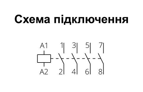 Контактор ISKRA IKA25-40 25А 4НО 220/240 В 50/60 Гц (30046007000) 30046007000 фото