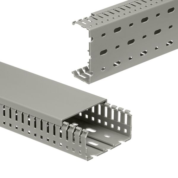 Перфорированный короб с крышкой серии KKD 80х40 мм (ШхВ), 2000 мм 0.0.0.5.558040 фото